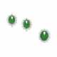 SET OF JADEITE AND DIAMOND JEWELLERY - photo 1