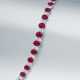 AN EXCEPTIONAL RUBY AND DIAMOND BRACELET - фото 1