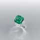 EMERALD AND DIAMOND RING - Foto 1