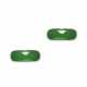 TWO JADEITE ABACUS SEED RINGS - photo 1