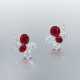 A SUPERB PAIR OF RUBY AND DIAMOND `RED BUTTERFLIES` EARRINGS, BY JAMES W. CURRENS - photo 1