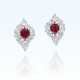 RUBY AND DIAMOND EARRINGS - photo 1