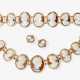 A parure consisting of a necklace, bracelet, and two rings with shell cameos - photo 1