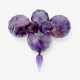 A brooch with amethysts - photo 1