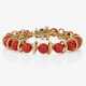 A bracelet with coral beads - фото 1