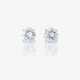 Stud earrings with brilliant-cut diamonds of 1 carat each - photo 1