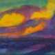 Emil Nolde. Meer (blau-violett mit orange-farbenen Wolken) - Foto 1