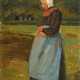 Max Liebermann. Holländerin in Landschaft - фото 1 Max Liebermann. Holländerin in Landschaft - фото 1