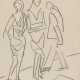Ernst Ludwig Kirchner. Drei stehende Artisten - photo 1