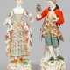 Paar große Figuren als Kavalier und Dame von Meissen - photo 1