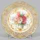 Prächtiger Desserteller mit Weichmalerei - photo 1 Prächtiger Desserteller mit Weichmalerei - photo 1