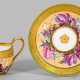 Feine Empire-Ziertasse mit Blumendekor "en terrasse" - photo 1