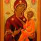 Monumentale datierte Ikone der Gottesmutter - photo 1