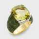 Citrin-Jade-Ring-"Royal" von Fochtmann, München - Foto 1