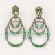 Paar Smaragd-Ohrgehänge - photo 1