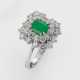 Eleganter Smaragd-Brillantring - photo 1 Eleganter Smaragd-Brillantring - photo 1