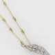Diamant-Blatt-Collier von Bettina Bertelsmann, Lüneburg - Foto 1