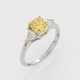 Exquisiter Fancy Diamantring - Foto 1