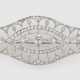 Feine Jugendstil Diamant-Brosche in Ajour - photo 1