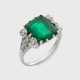 Jugendstil Smaragd-Diamantring - фото 1 Jugendstil Smaragd-Diamantring - фото 1