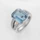 Exklusiver Aquamarin-Brillantring von SMU - photo 1 Exklusiver Aquamarin-Brillantring von SMU - photo 1