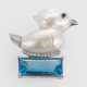 "Enten"-Perlbrosche mit Topas - photo 1 "Enten"-Perlbrosche mit Topas - photo 1