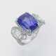 Glamouröser Tansanit-Diamant-Ring - photo 1 Glamouröser Tansanit-Diamant-Ring - photo 1
