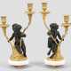 Paar Napoleon III-Figurenleuchter - photo 1