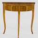 Biedermeier-Demilune Konsoltisch - photo 1