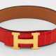 Luxuriöser Krokodilleder-Gürtel von HERMÈS - photo 1