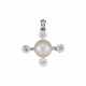 EARLY 20TH CENTURY NATURAL PEARL AND DIAMOND PENDANT - photo 1