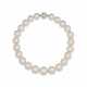 CULTURED PEARL AND DIAMOND NECKLACE - photo 1