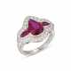 RUBY AND DIAMOND RING - фото 1