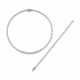 DIAMOND LINE NECKLACE AND BRACELET - фото 1