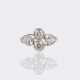 Jugendstil Ring mit Diamanten. - photo 1