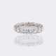 Juwelier Wilm. Fein-weißer Memory Brillant Ring. - photo 1