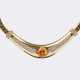 Goldcollier mit Citrin und Brillanten. - photo 1