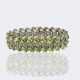 Hochkarätiges Peridot Armband mit Brillant-Besatz. - Foto 1