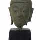 Kleiner Kopf aus Bronze des Buddha Shakyamuni - Foto 1