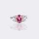 Pink Turmalin Ring mit Brillanten. - фото 1