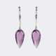 Paar Amethyst Ohrhänger. - фото 1