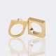 Zwei Designer Goldringe. - photo 1