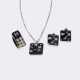 Chanel gegr. 1910 Paris. CC Schmuckset Cube Collection. - photo 1 Chanel gegr. 1910 Paris. CC Schmuckset Cube Collection. - photo 1
