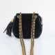 Chanel gegr. 1910 Paris. Mini-Beuteltasche 'Tassel' aus Samt. - фото 1