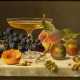 Emilie Preyer (Düsseldorf 1849 - Düsseldorf 1930). Stillleben mit Champagnerschale und Obst. - Foto 1 Emilie Preyer (Düsseldorf 1849 - Düsseldorf 1930). Stillleben mit Champagnerschale und Obst. - Foto 1