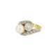 Toi-et-Moi Pearl-Diamond-Ring - photo 1