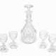Baccarat, Karaffe und 6 Sherrygläser "Harcourt" - photo 1 Baccarat, Karaffe und 6 Sherrygläser "Harcourt" - photo 1