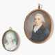 Lot: 2 Porträtminiaturen, Ende 18.Jh. - фото 1