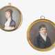 Lot: 2 Porträtminiaturen, Genfer und Französische Schule um 1800 - фото 1