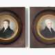 Lot: 2 Porträtminiaturen, Schweizer Schule, datiert 1833 - фото 1